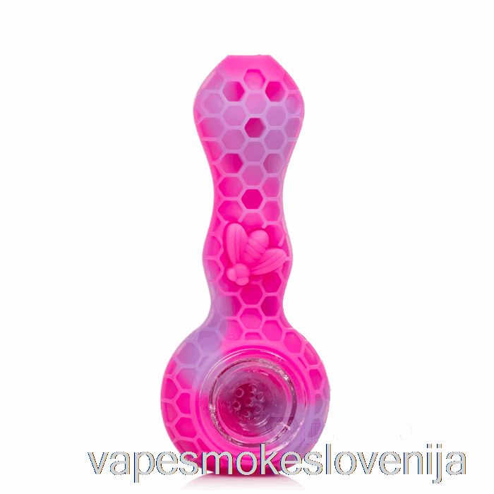 Vape Slovenija Stratus Bee Silikonska žlička Bubblegum (magenta / Vijolična)